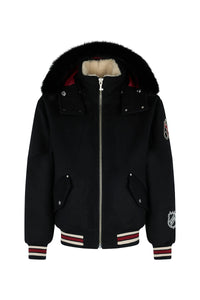 MOOSE KNUCKLES JAS NHL X MOOSE BOMBER ZWART