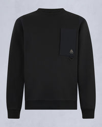 MOOSE KNUCKLES SWEATER DALON CREW ZWART