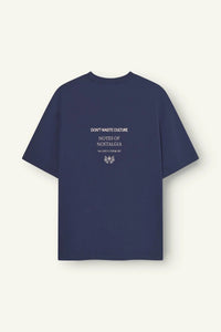 DONT WASTE CULTURE T-SHIRT EREVAN D-BLAUW