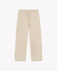 Saint Blanc PANTALON STITCHED LINEN PANTS BEIGE