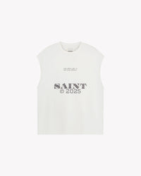 Saint Blanc T-SHIRT SAINT SLEEVELESS T-SHIRT OV WIT