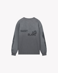 Saint Blanc TRUI BLUR WAFFLE KNIT  D-GRIJS