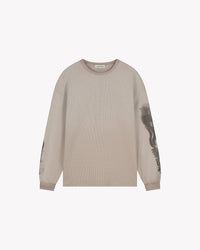 Saint Blanc TRUI BLUR WAFFLE KNIT  OFF WHITE
