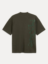 AEDEN T-SHIRT VINCENT TEE D-GROEN