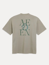 AEDEN T-SHIRT MOURINO TEE M-GROEN