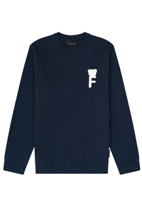 BARON FILOU SWEATER CHENILLE F D-BLAUW