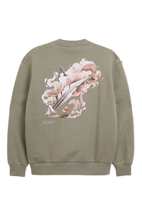 AEDEN SWEATER MAELO SWEATSHIRT GROEN