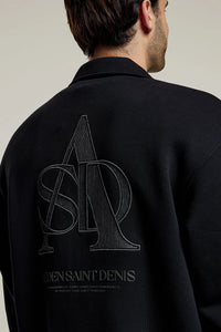 AEDEN SWEATER SAGE VEST ZWART