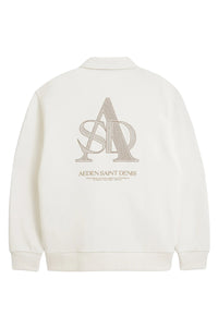 AEDEN SWEATER SAGE VEST OFF WHITE