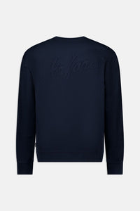 AIRFORCE SWEATER SWEATER WORDING D-BLAUW