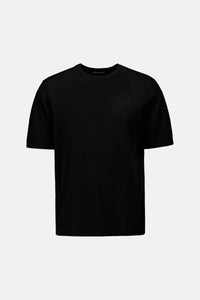 AIRFORCE T-SHIRT KNITTED TEE ZWART