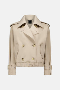 AIRFORCE JAS CROPPED TRENCHCOAT BEIGE
