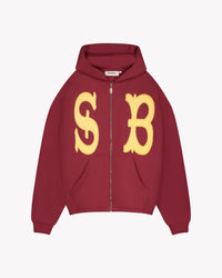 Saint Blanc SWEATER DESERT BLOOM LOOSE ZIPPER ROOD