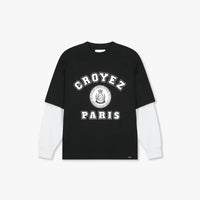CROYEZ T-SHIRT BOUCLIER ZWART