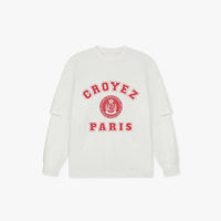 CROYEZ T-SHIRT BOUCLIER OFF WHITE