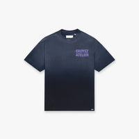 CROYEZ T-SHIRT SPRAYED ATELIER T-SHIRT ZWART