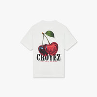 CROYEZ T-SHIRT Croyez Cerise D'Amour T-Shirt WIT