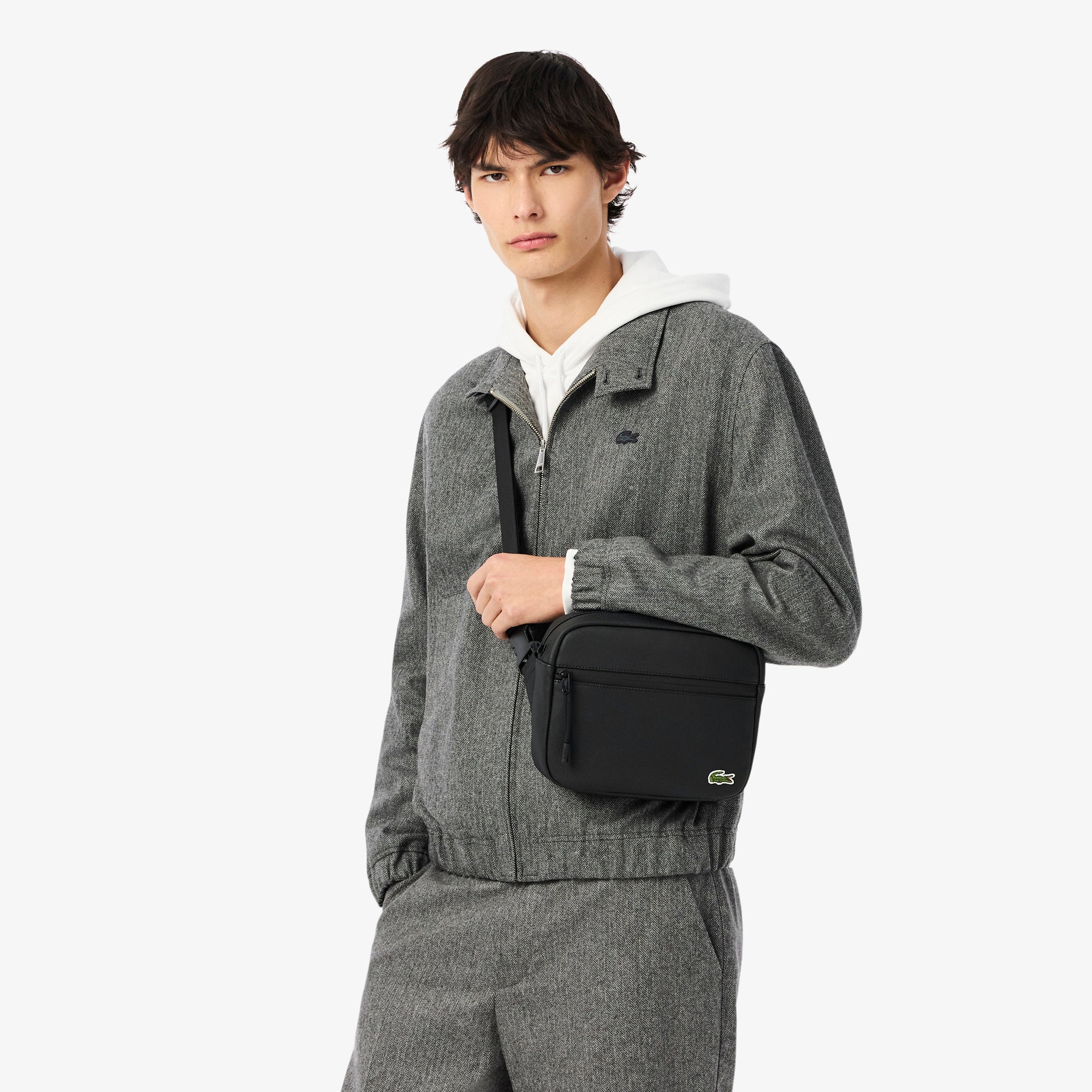 Lacoste Tas NH4046LV Zwart | Tip de Bruin