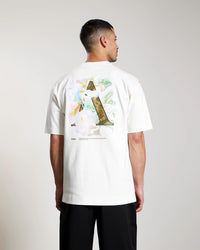 AEDEN T-SHIRT EVANDER TEE OFF WHITE