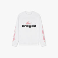 CROYEZ T-SHIRT CROYEZ SERVICE DEPT L/S WIT