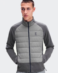 ON RUNNING JAS WEATHER HYBRID JACKET GRIJS