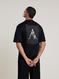 AEDEN T-SHIRT JUKE TEE ZWART