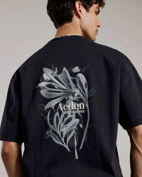 AEDEN T-SHIRT ASH TEE ZWART