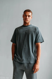 BARON FILOU T-SHIRT SIGNATURE OVERSIZED T-SHIRT GRIJS