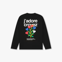 CROYEZ T-SHIRT J-ADORE LONGSLEEVE T-SHIRT ZWART