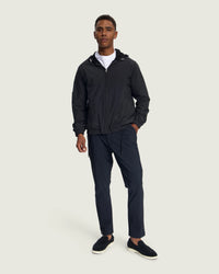 DUQUEZZI JAS HOODED REVERSIBLE BOMBER ZWART