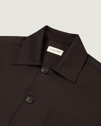 DUQUEZZI SHIRT WOOL BLEND OVERSHIRT BRUIN