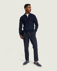 DUQUEZZI PANTALON DYNAMIC CHINO BLAUW