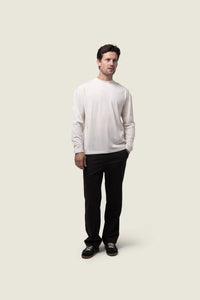 DUQUEZZI T-SHIRT COOLMAX LONGSLEEVE SHIRT OFF WHITE