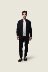 DUQUEZZI JAS DYNAMIC BOMBER JACKET BLAUW