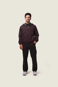 DUQUEZZI JAS HOODED REVERSBLE BOMBER BORDEAUX