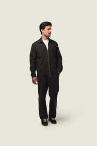 DUQUEZZI JAS WOOL STRECH JACKET CASELLA BRUIN