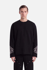 DONT WASTE CULTURE SWEATER ONA ZWART