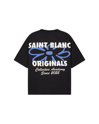 Saint Blanc T-SHIRT FLOWER T-SHIRT BLAUW