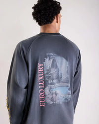 Saint Blanc T-SHIRT EURO LUXERY RAGLAN ZWART