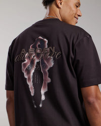 AEDEN T-SHIRT LUCIUS TEE BRUIN