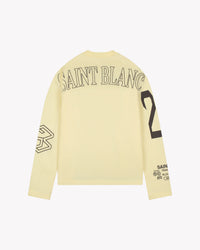 Saint Blanc SWEATER MULTI LOGO RAGLAN GEEL