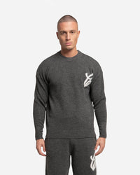 CROYEZ TRUI FLUFFY ESSENCE KNIT SWEATER D-GRIJS