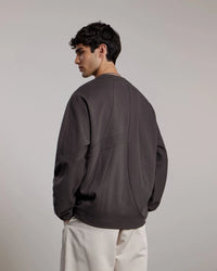 AEDEN T-SHIRT SOLON LONG-SLEEVE TEE D-GRIJS