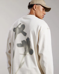 AEDEN T-SHIRT TOINE LONG-SLEEVE TEE BEIGE