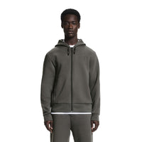 ON RUNNING JOGGING TOP FOCUS TECH ZIP HOODIE D-GRIJS