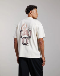 AEDEN T-SHIRT YASIN TEE BEIGE