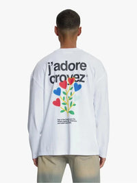 CROYEZ T-SHIRT J-ADORE LONGSLEEVE T-SHIRT WIT