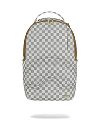 SPRAYGROUND TAS GRAFF EMBOSSED CREAM CHECK BACKPACK BEIGE