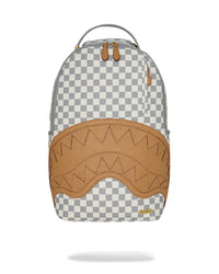 SPRAYGROUND TAS EMBOSSED CREAM CHECK BACKPACK BEIGE
