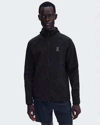 ON RUNNING JOGGING TOP WEATHER HOODIE ZWART